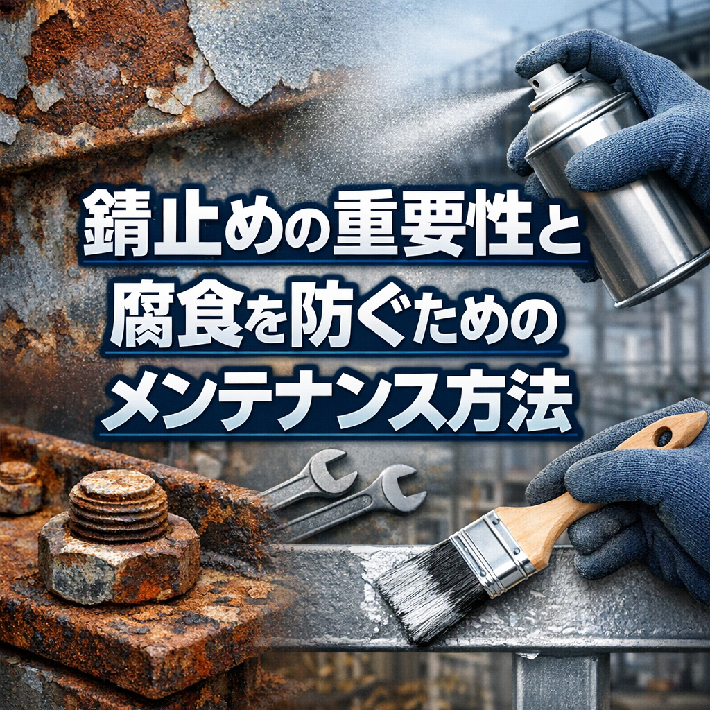 錆止めの重要性と腐食を防ぐためのメンテナンス方法
